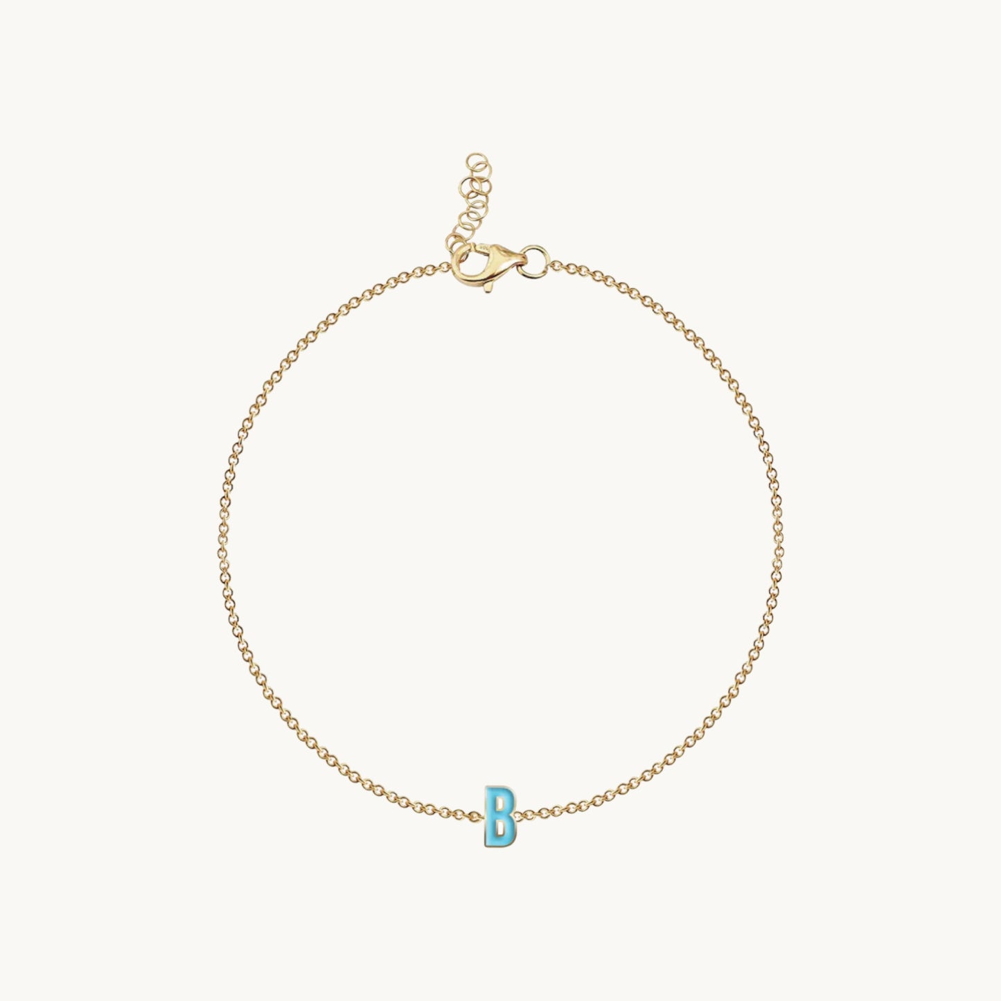 Enemal Initial Bracelet