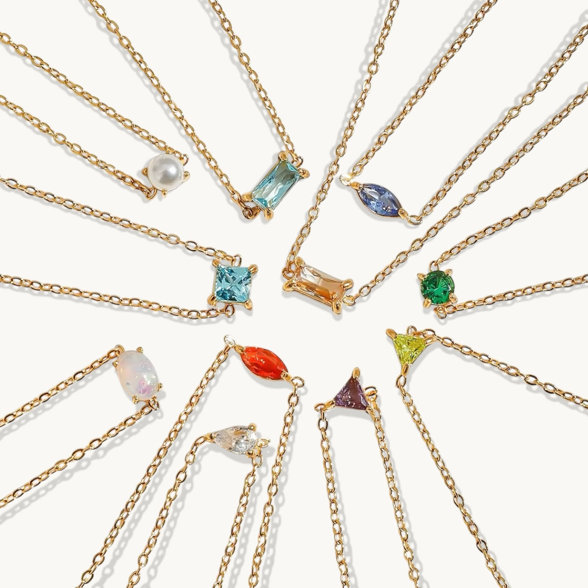 Birthstone Earrings & Bracelet Set