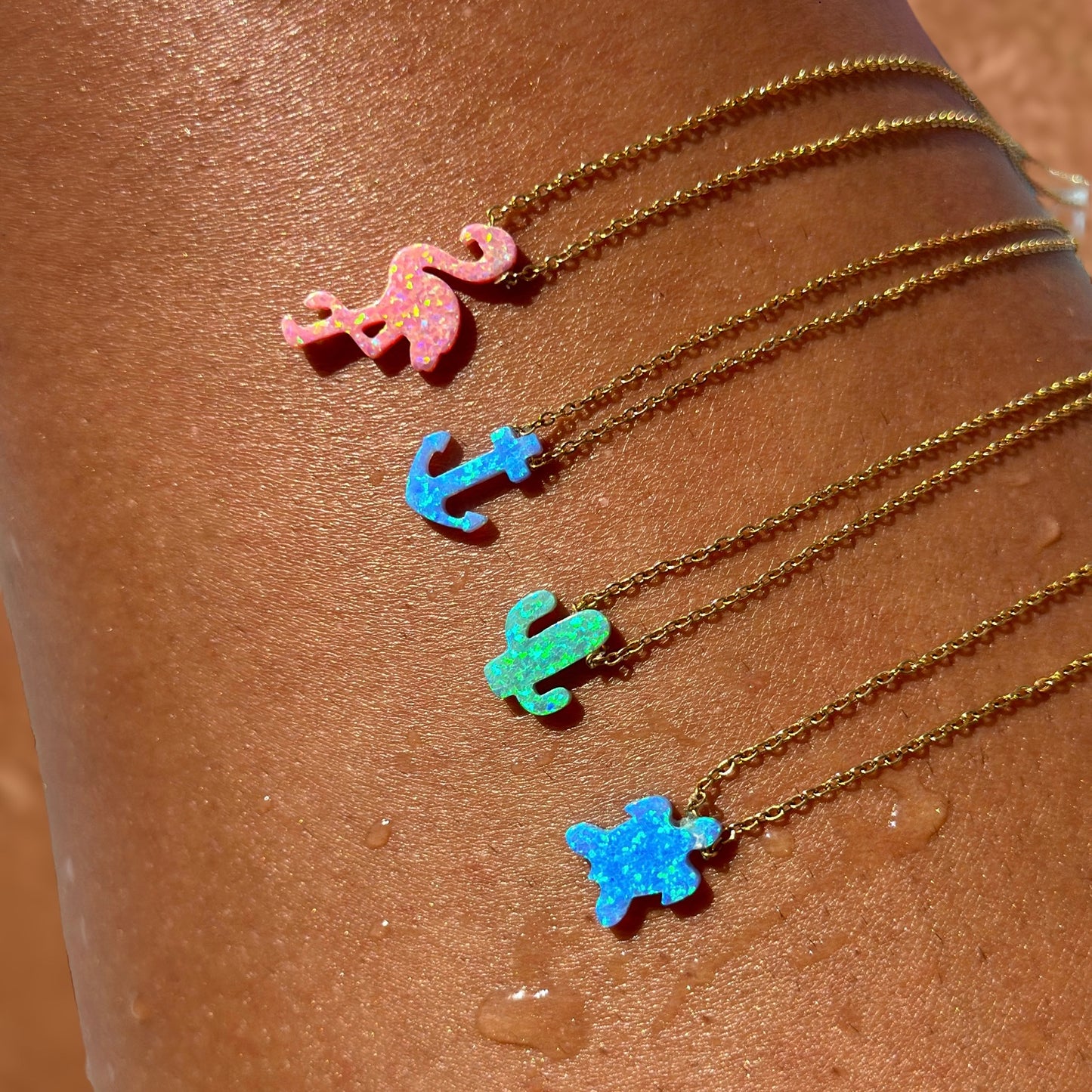 TURTLE OPAL NECKLACE