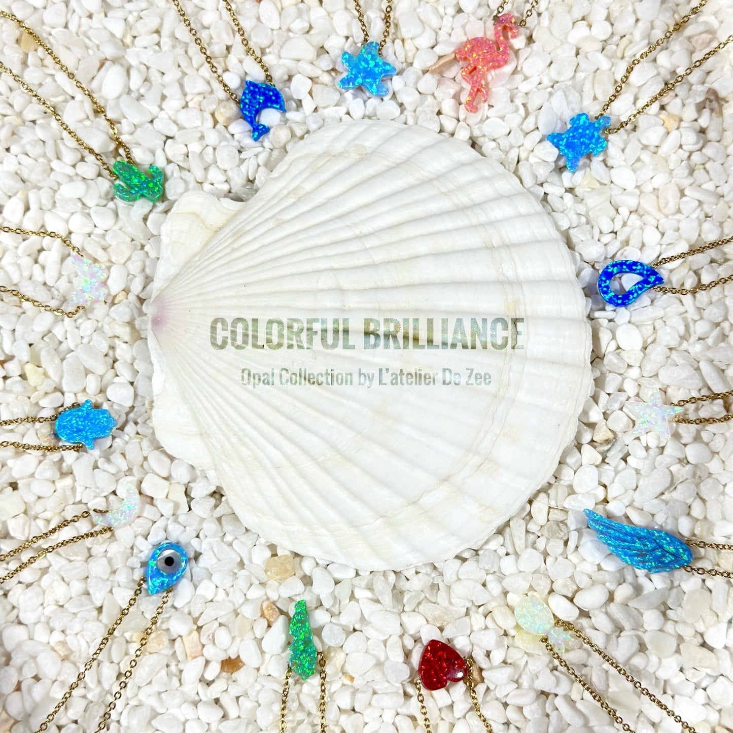 Opal Eye Drop Necklace - Bracelet