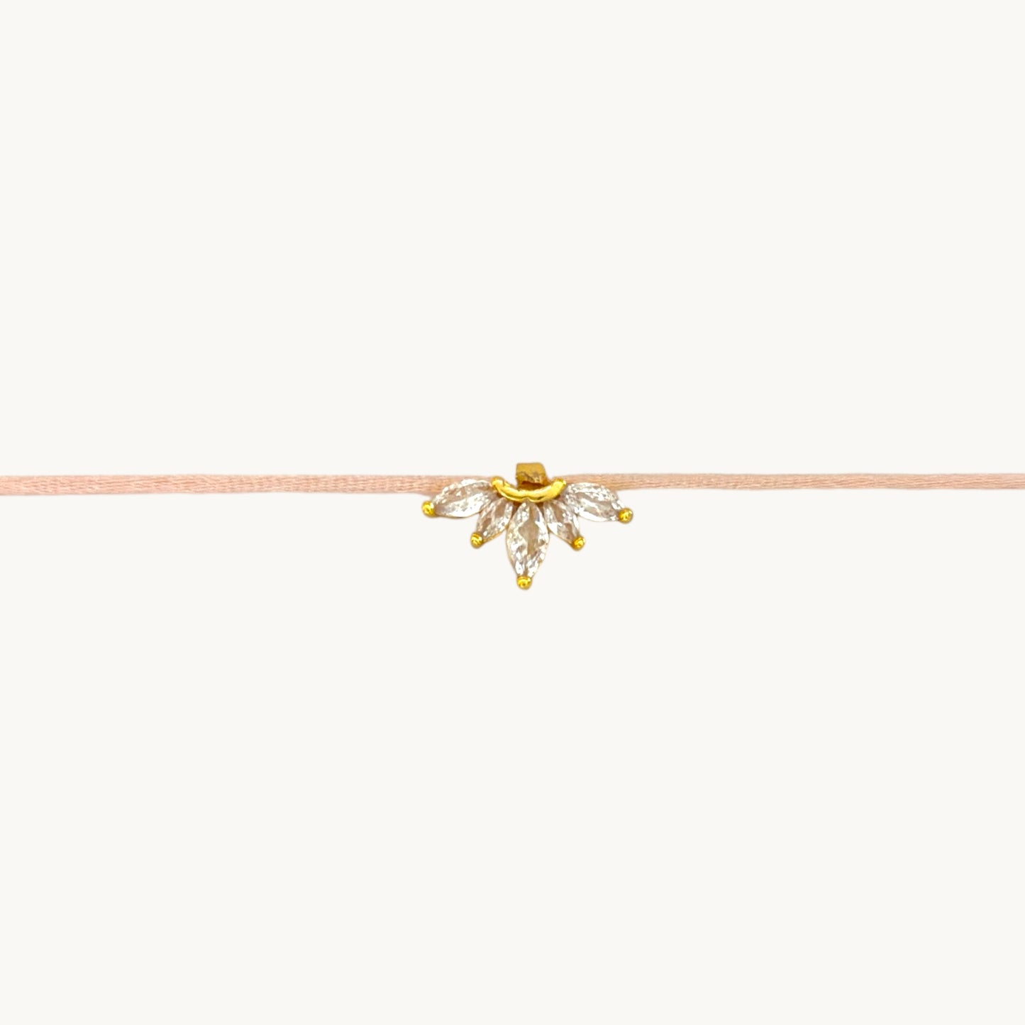 Satin Lotus Bracelet