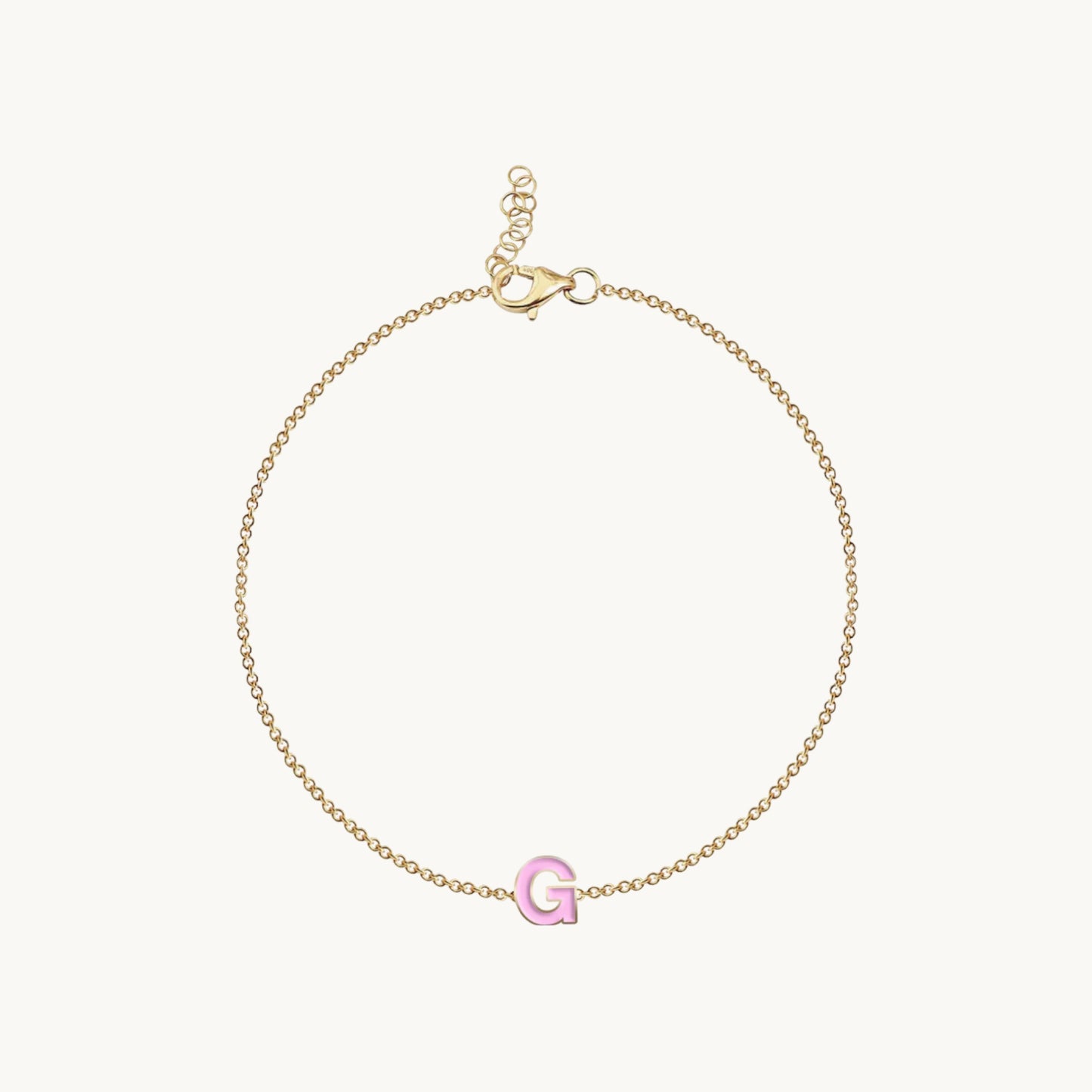 Enemal Initial Bracelet