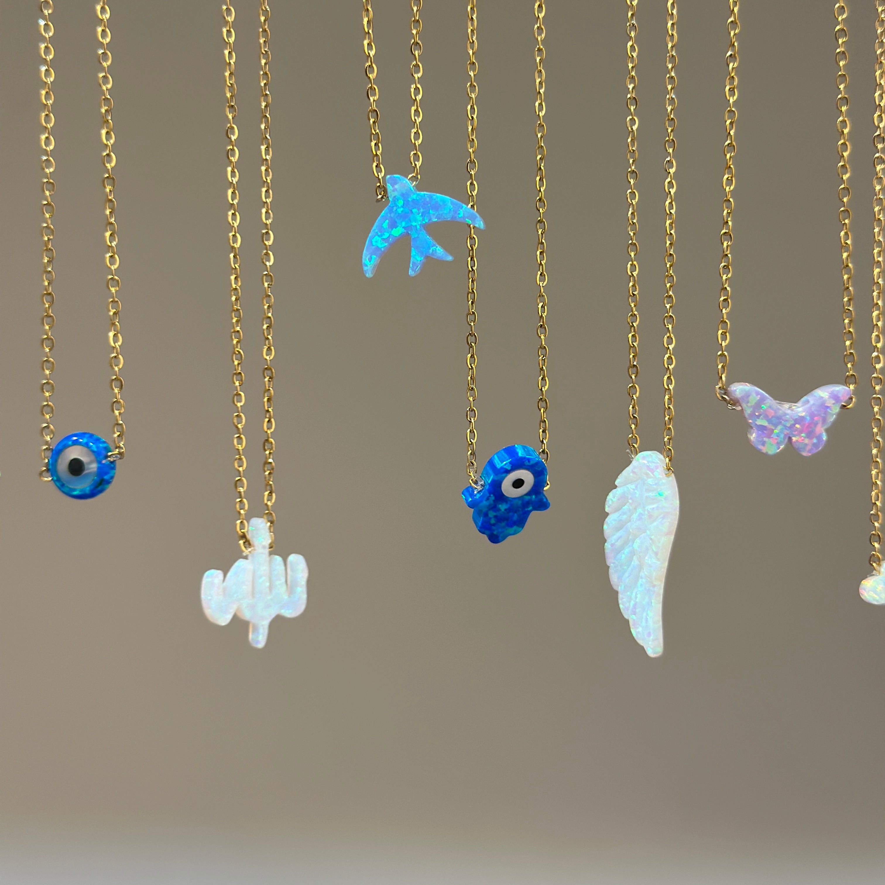 ANGEL WING OPAL NECKLACE