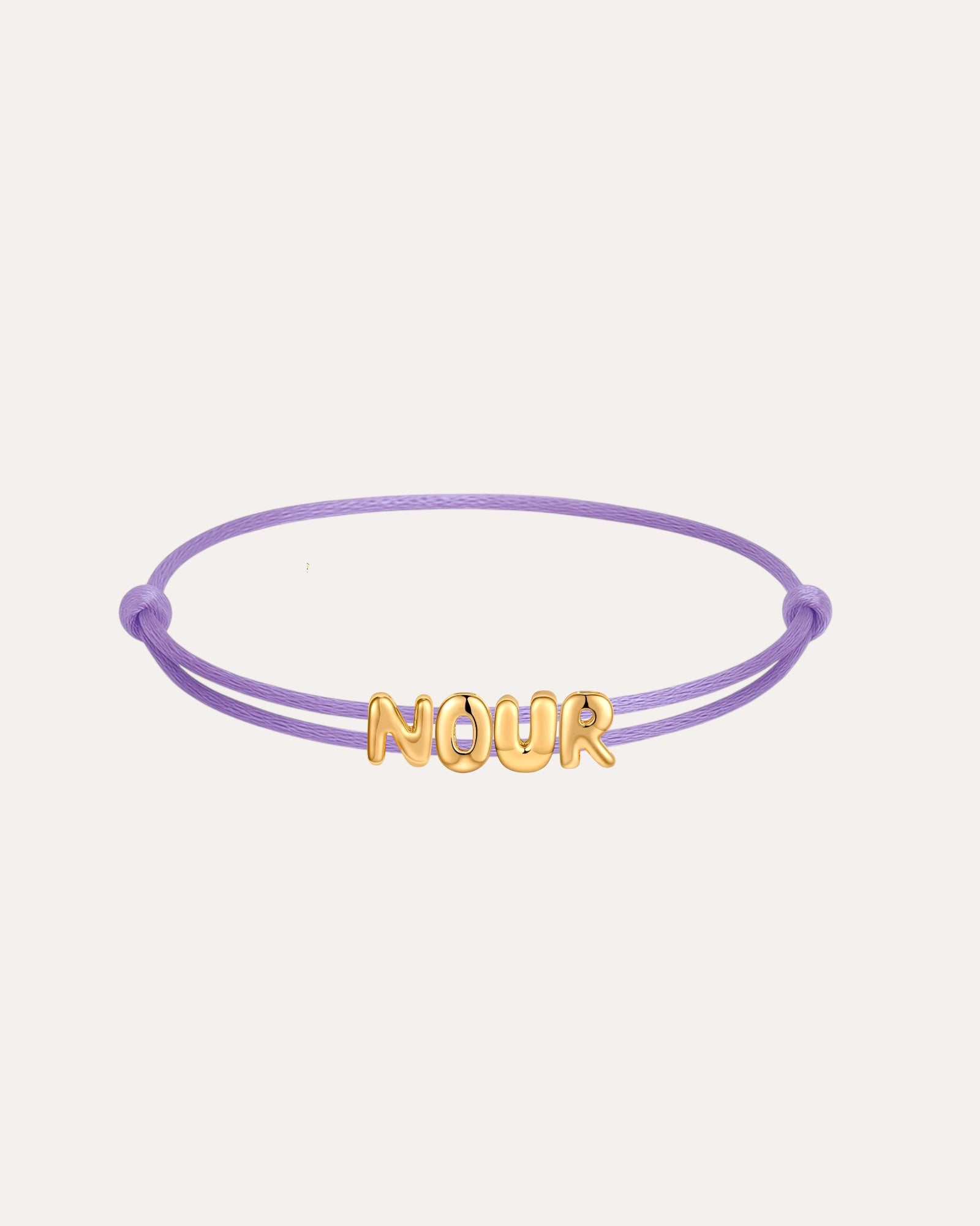 BUBBLE NAME BRACELET