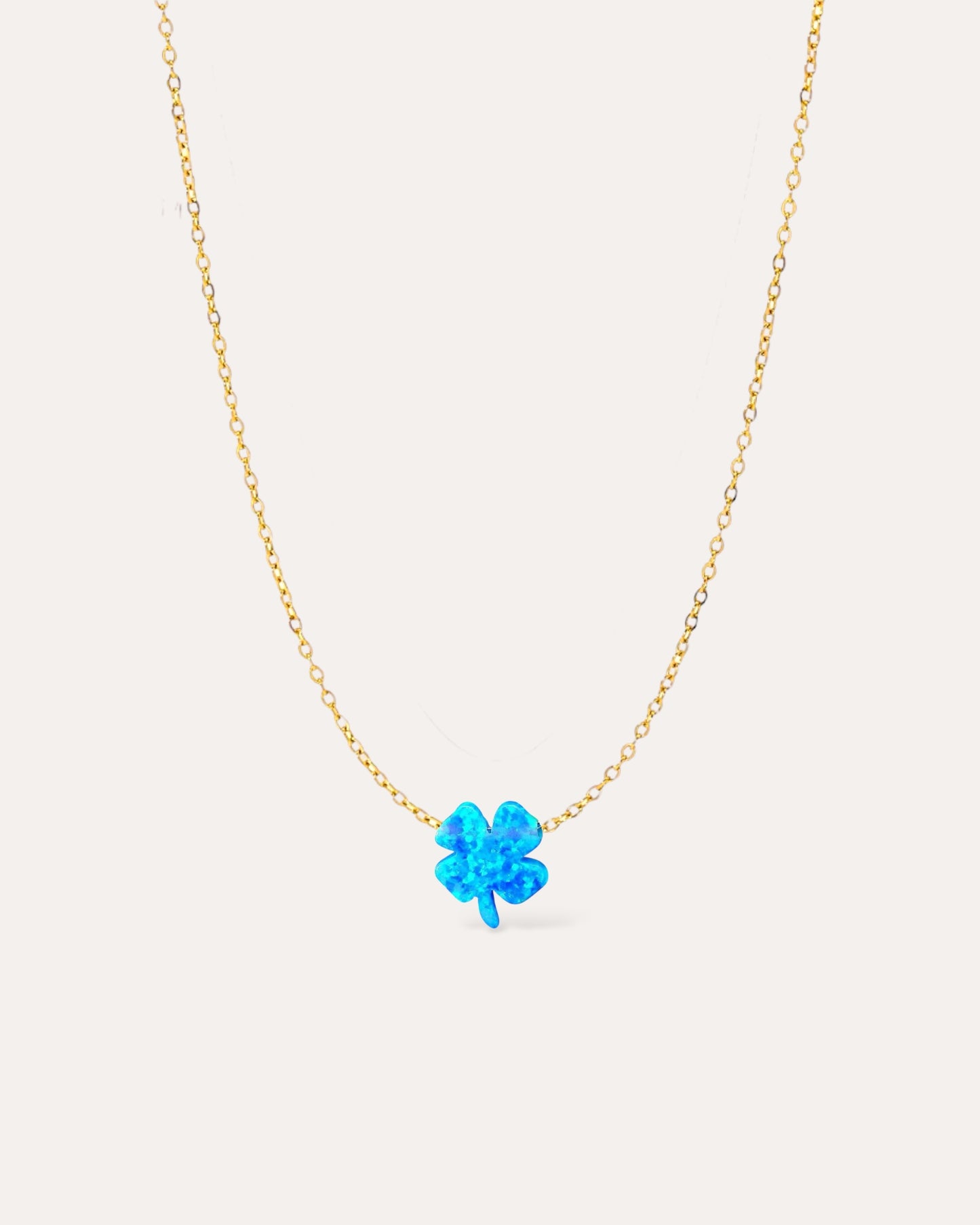 LUCKY LEAF OPAL NECKLACE
