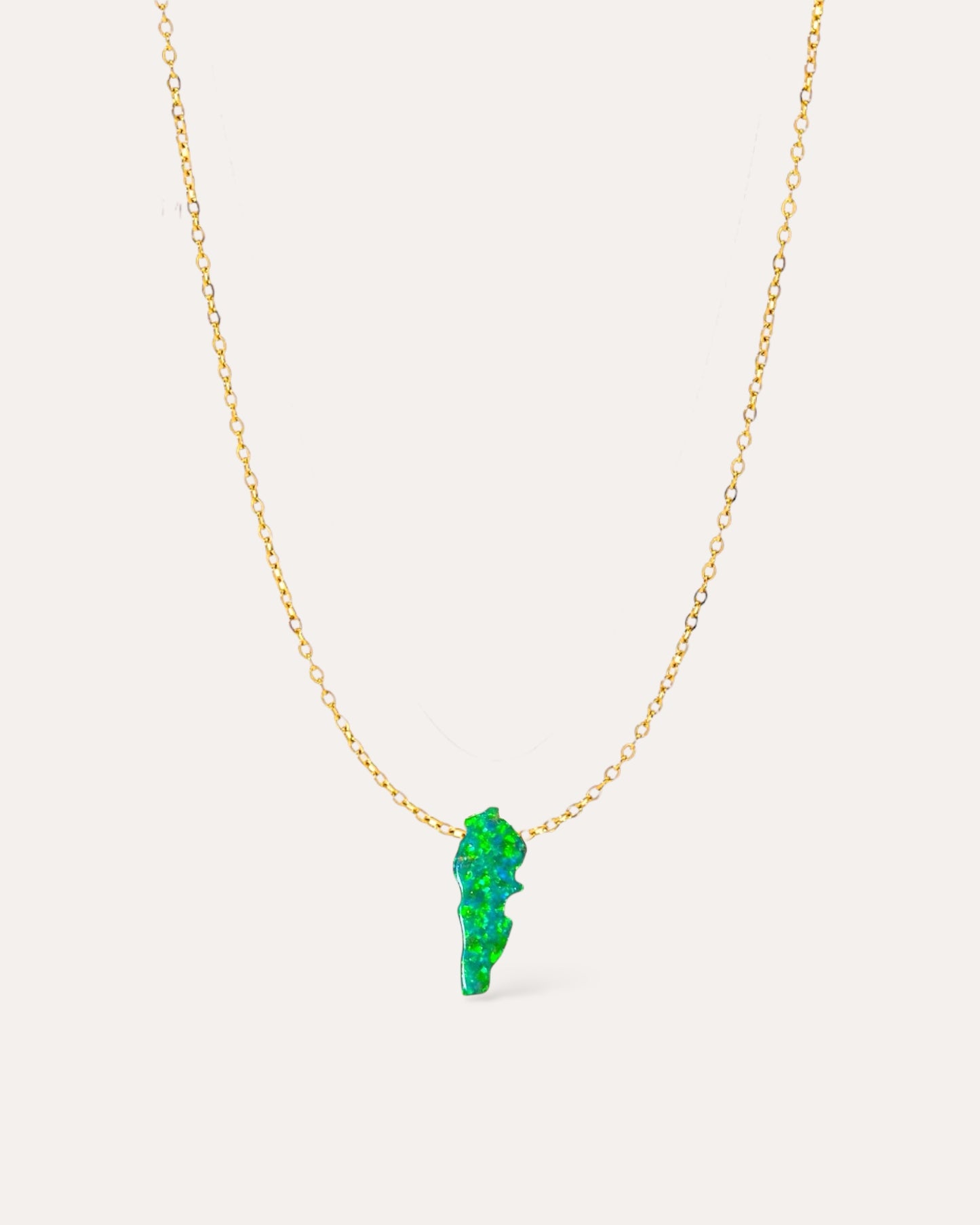 LB MAP OPAL NECKLACE