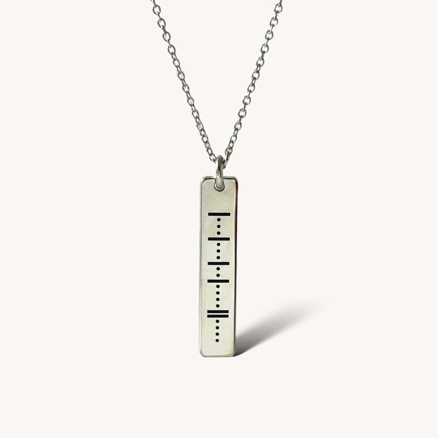 Morse Code Necklace