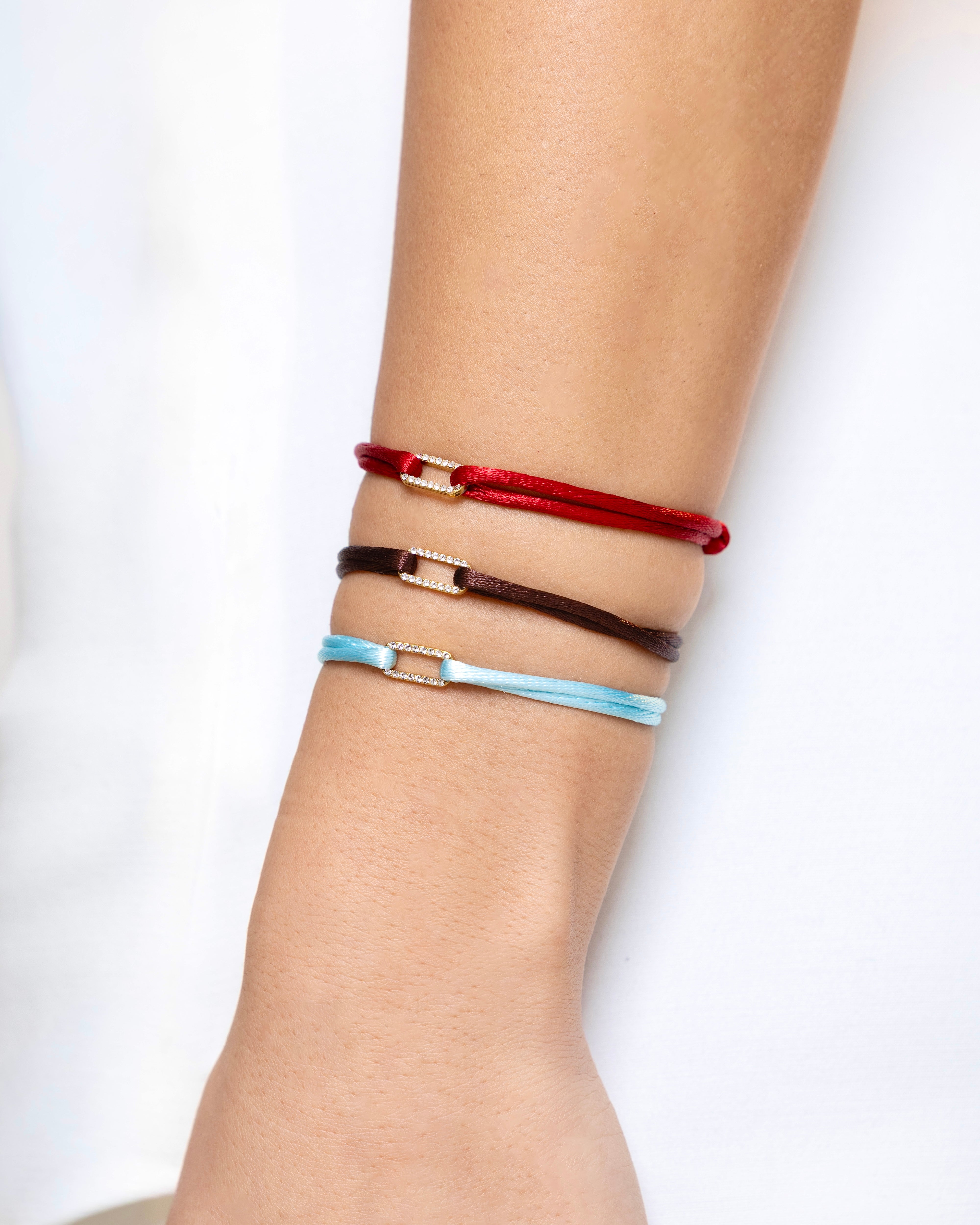 MAZAN PAVÉ CORD BRACELET