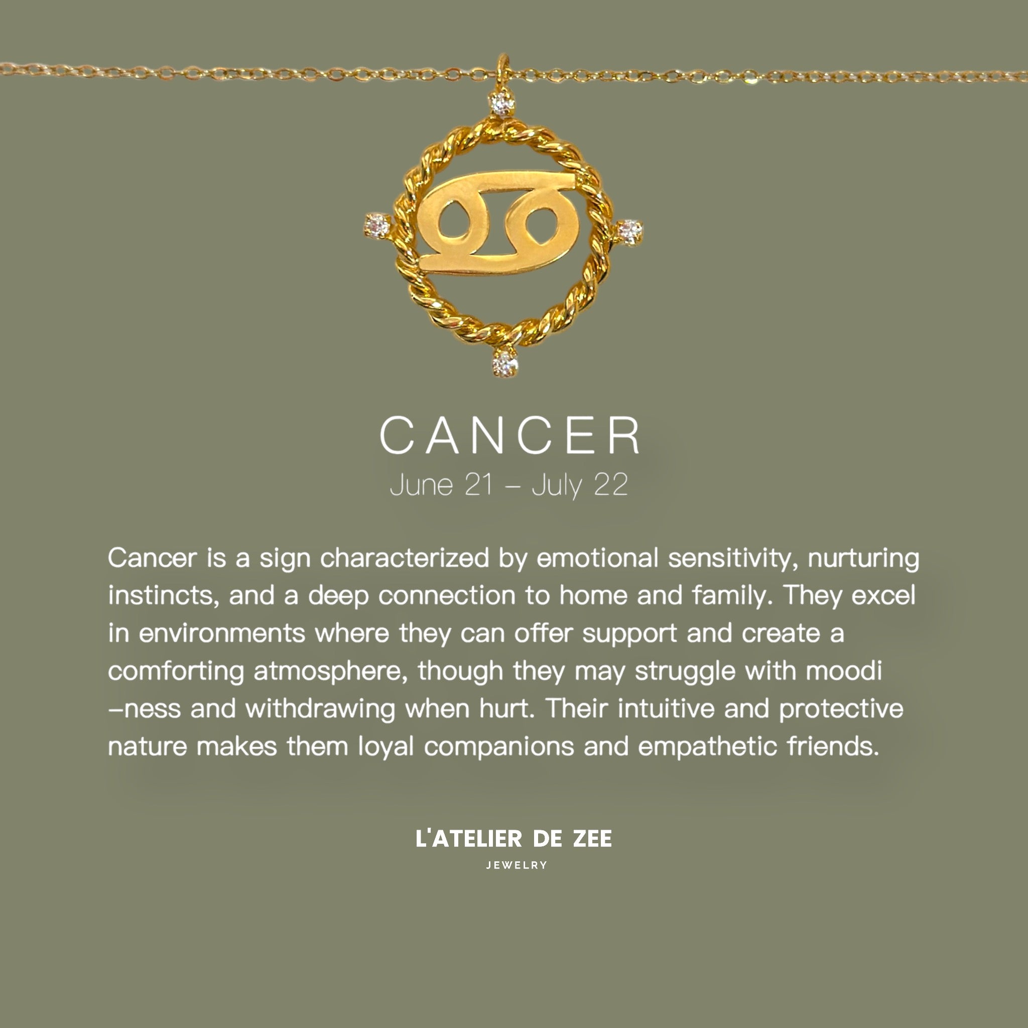 HERITAGE ZODIAC NECKLACE