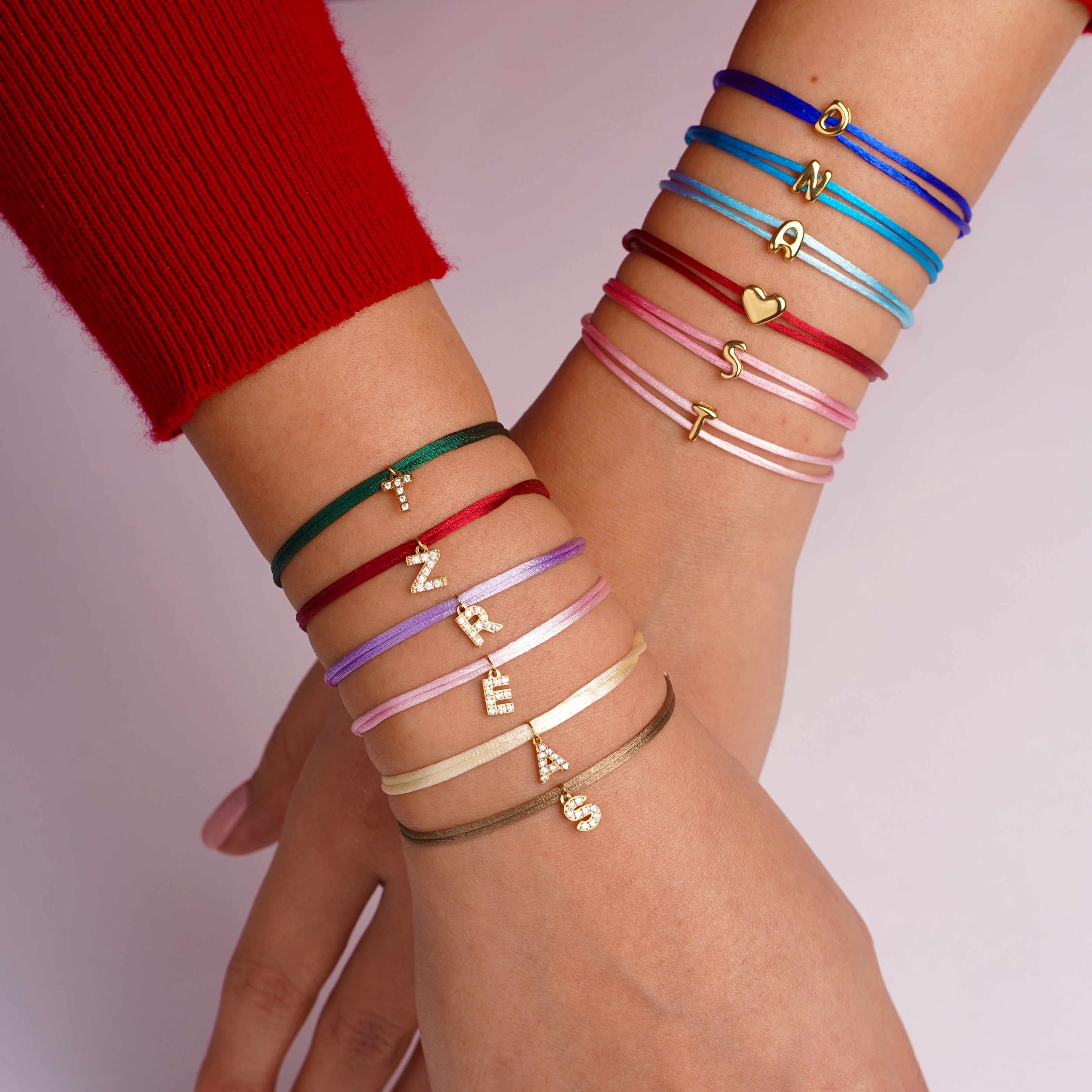 BUBBLE INITAL BRACELET