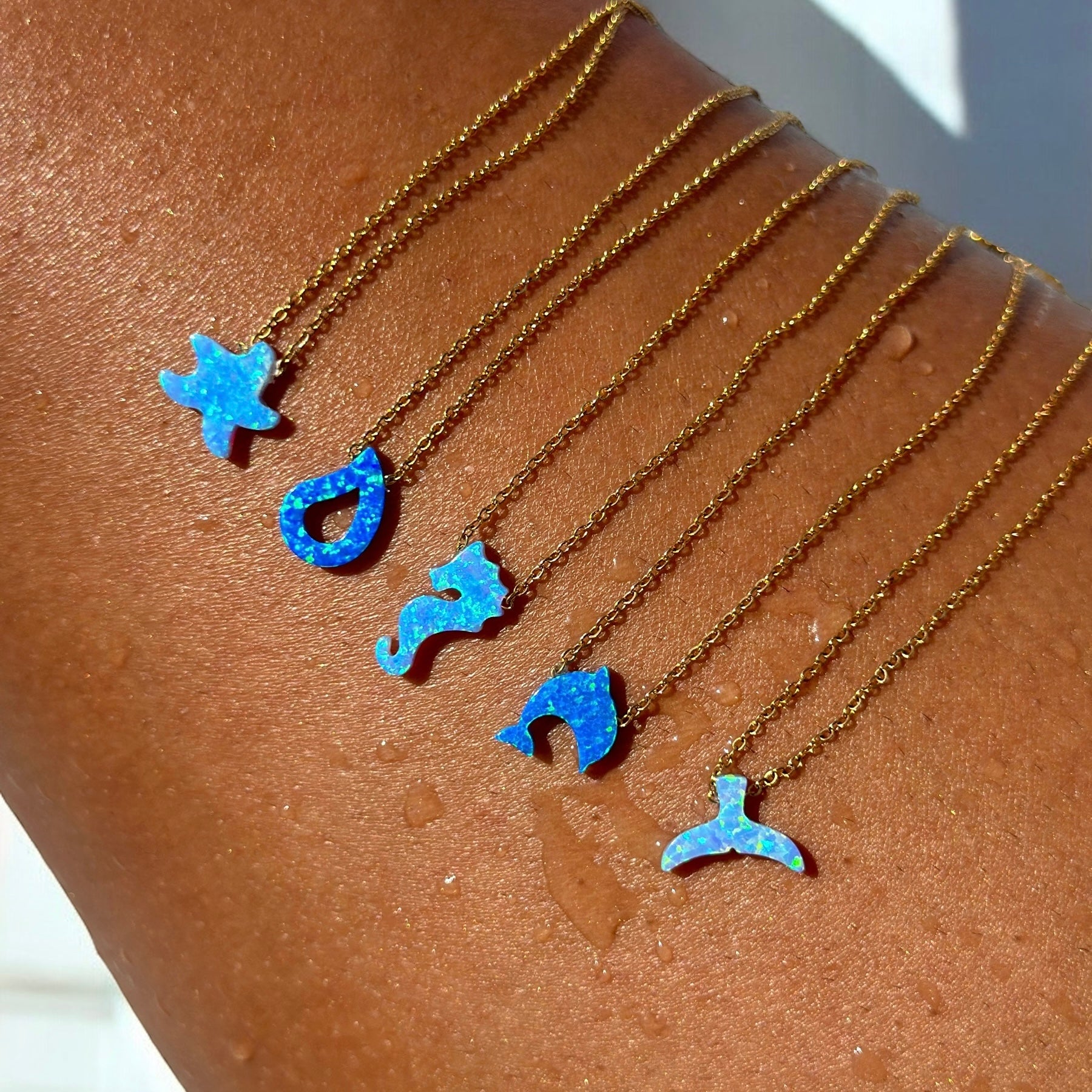 DOLPHIN OPAL NECKLACE