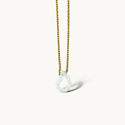 Opal Water Drop Necklace