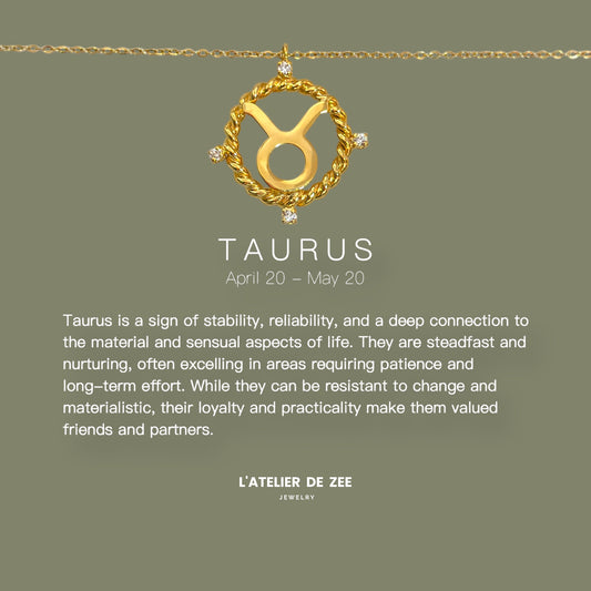 Zodiac Necklace - Taurus