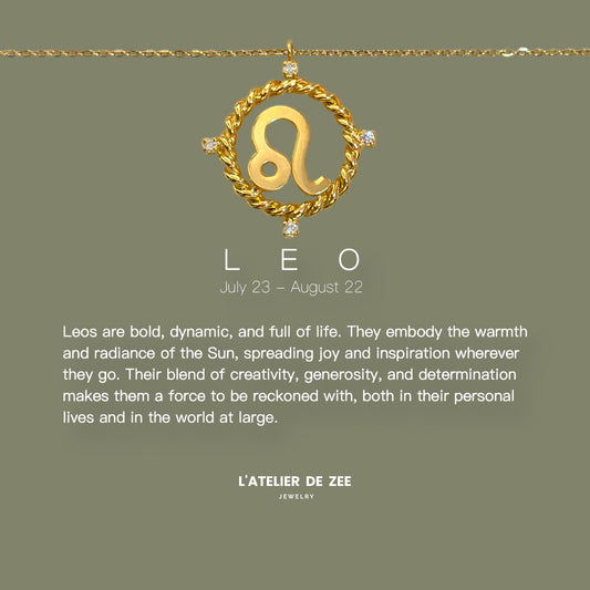 Zodiac Necklace - Leo