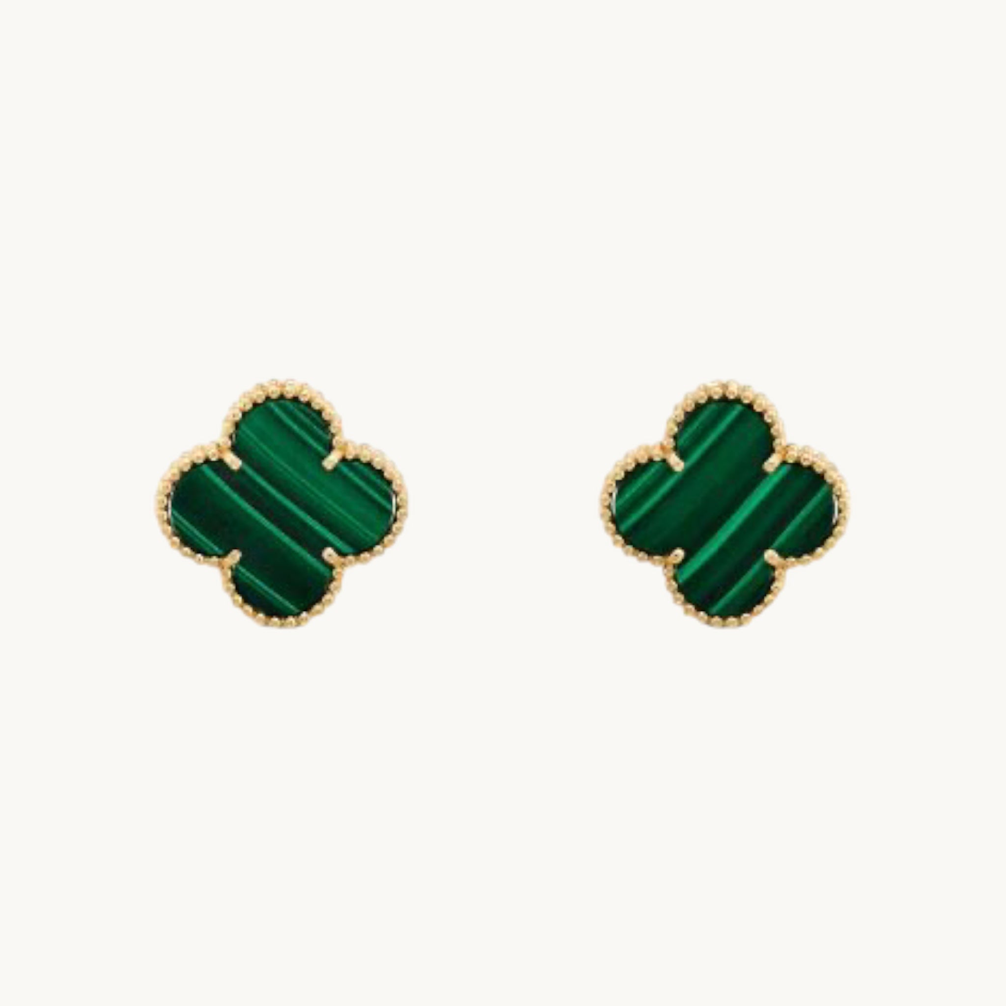 Lucky Leaf Studs - L'atelier De Zee