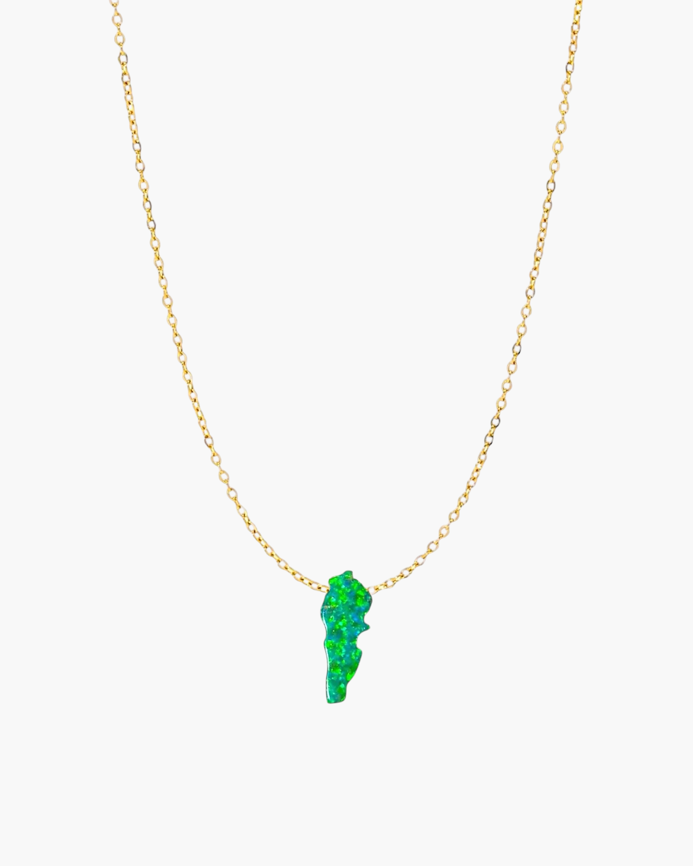 LB MAP OPAL NECKLACE