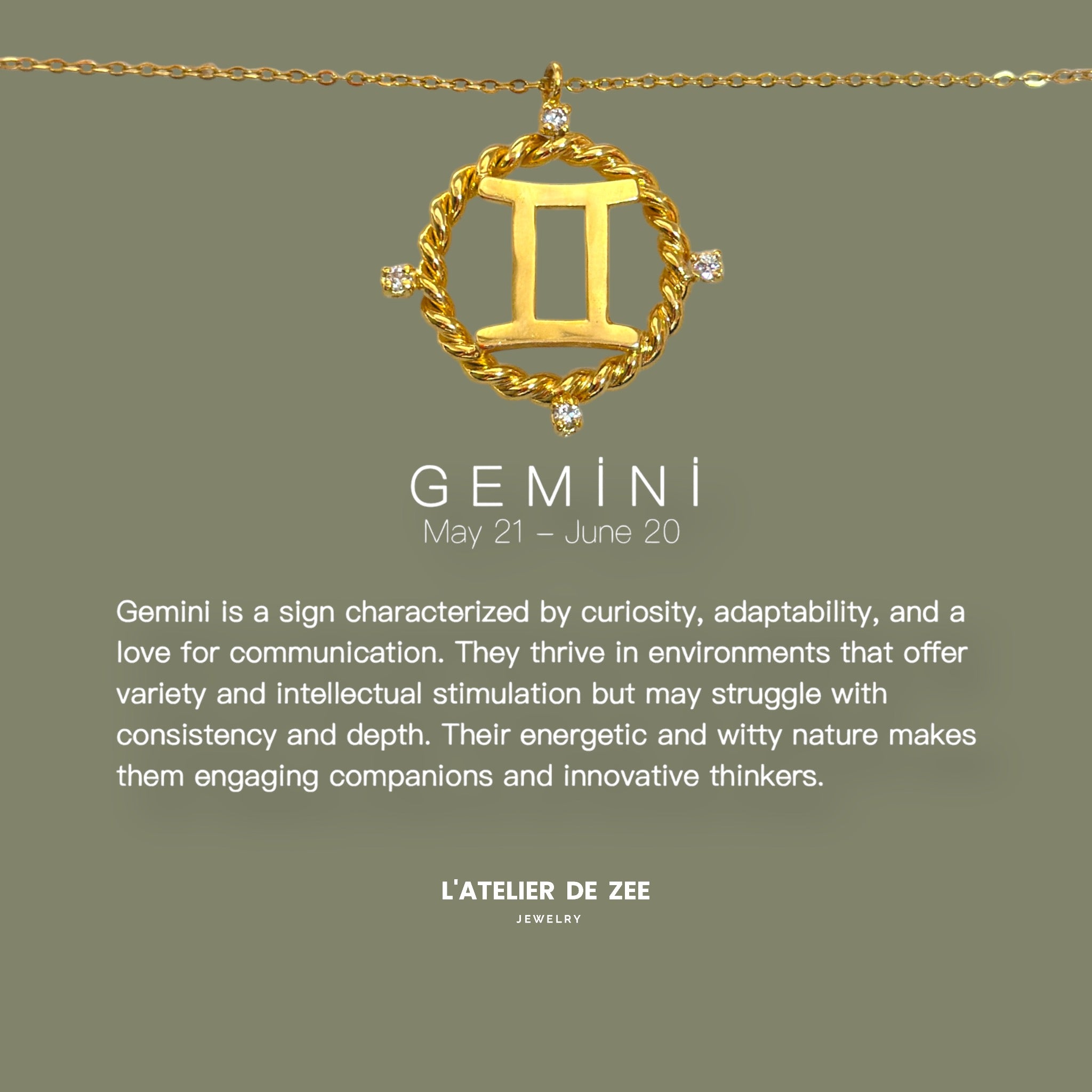 HERITAGE ZODIAC NECKLACE