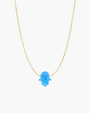 HAMSA OPAL NECKLACE