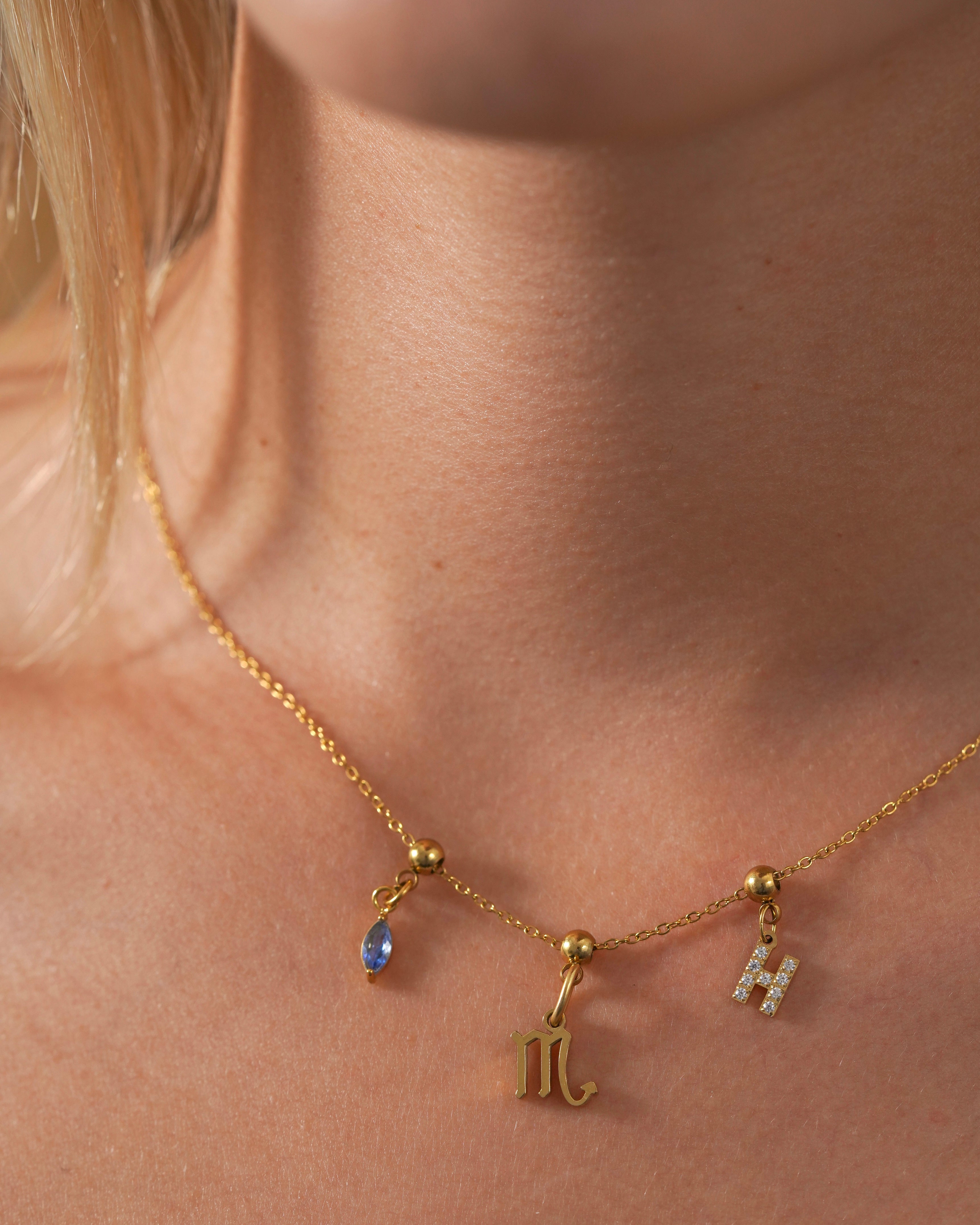 WANDERLUST CHARM NECKLACE