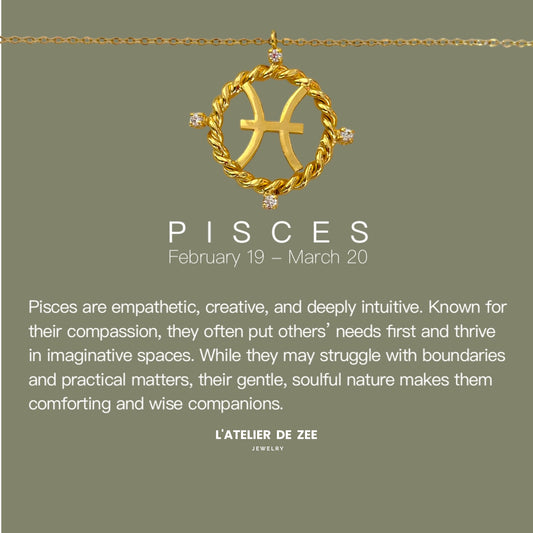 Zodiac Necklace - Pisces