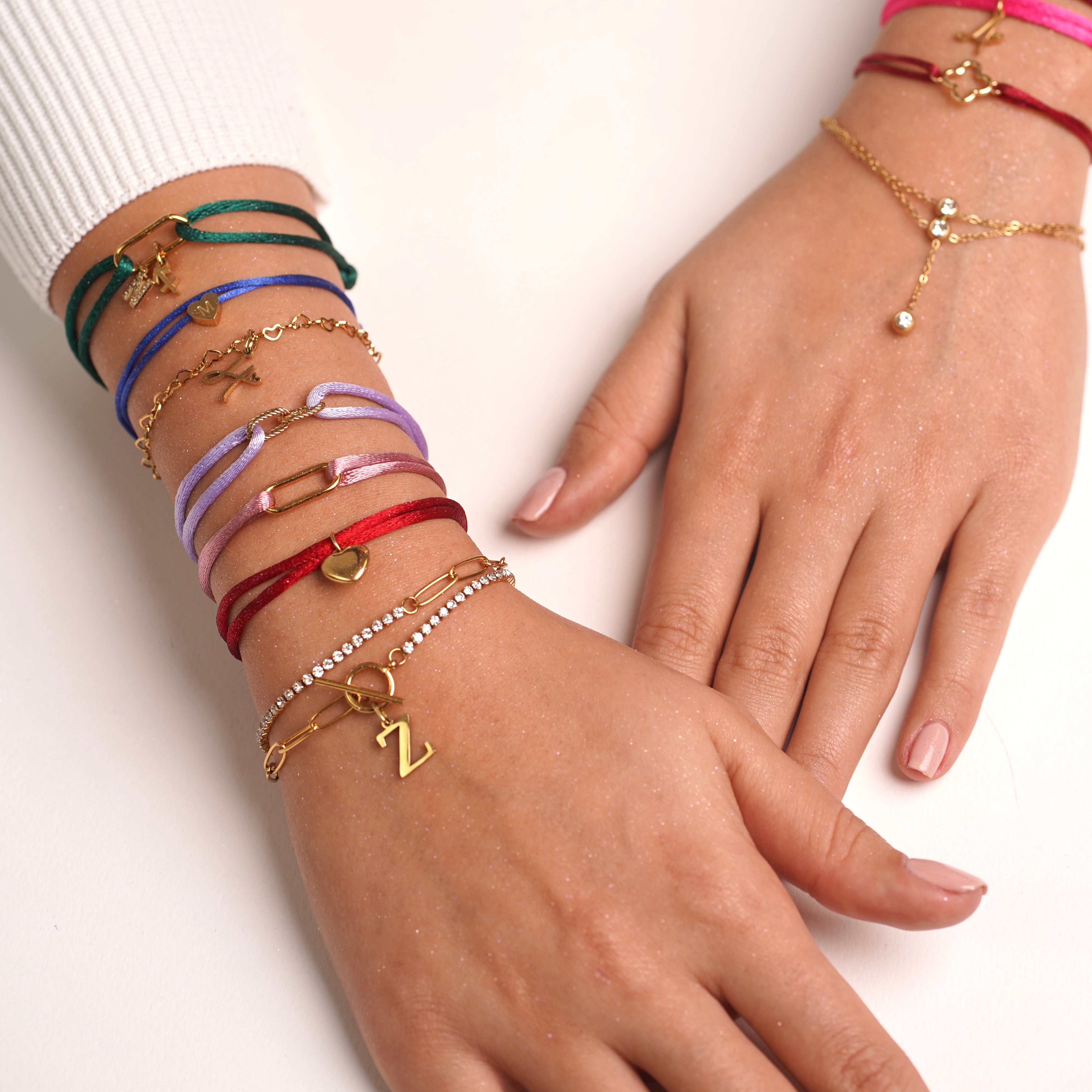COEUR INITAL BRACELET