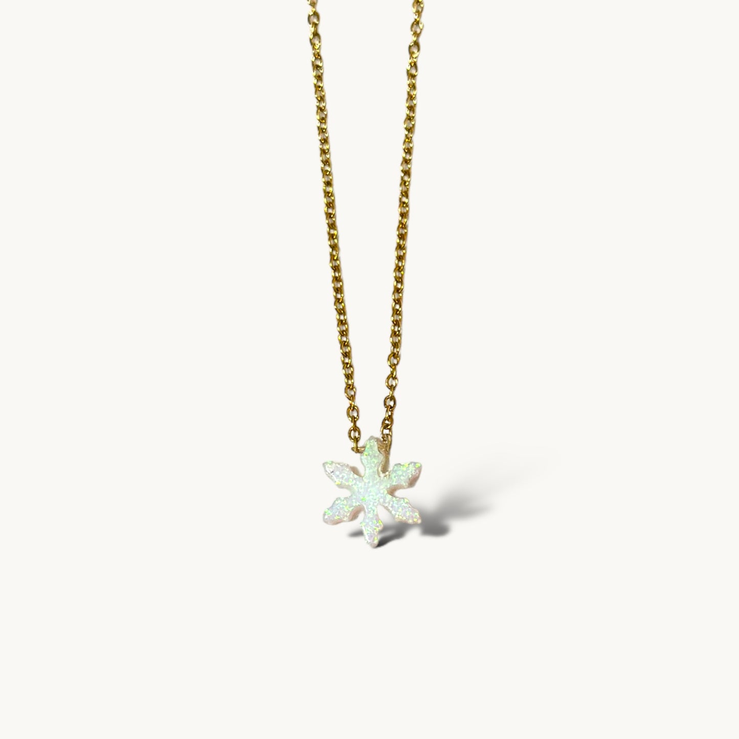 Flower Opal Necklace