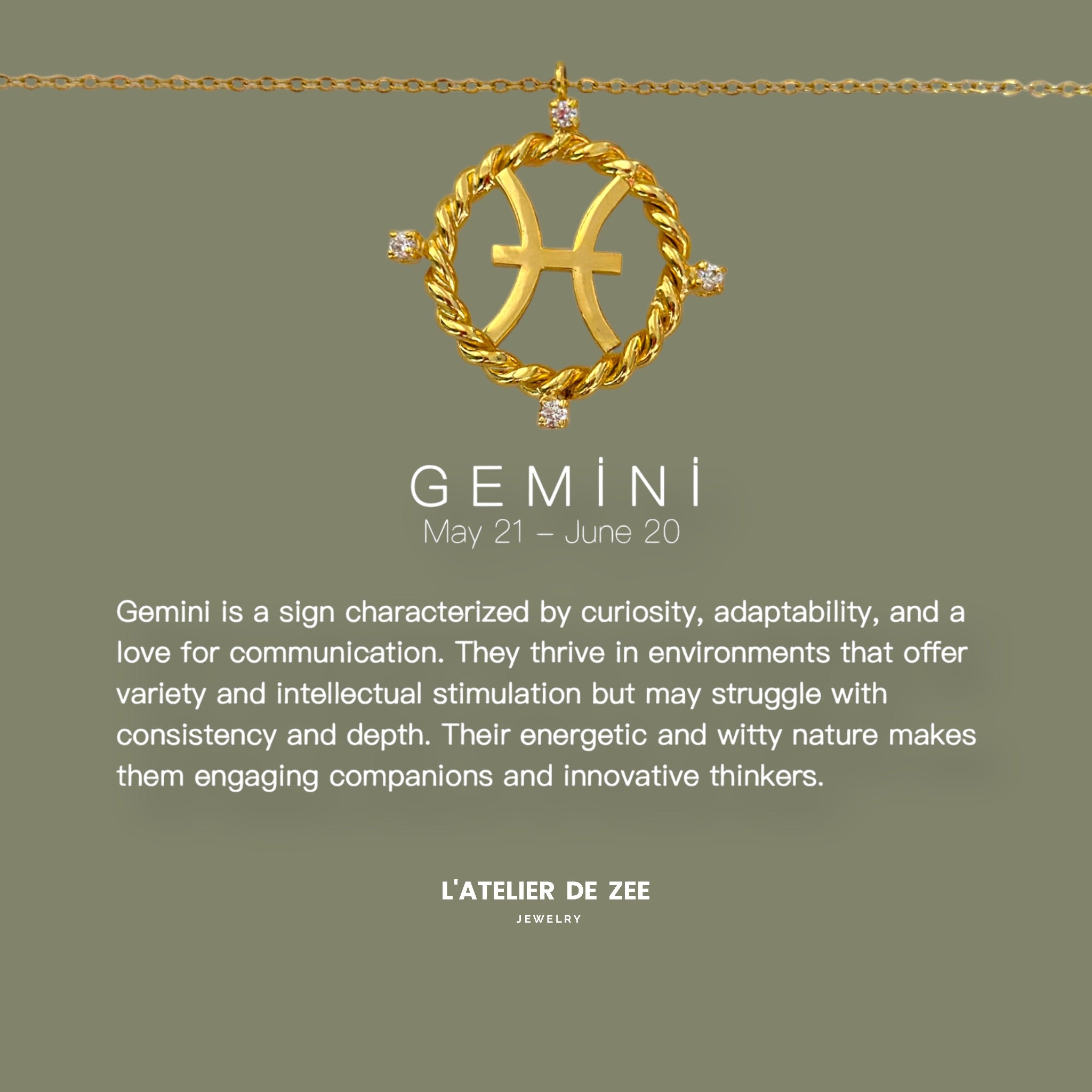 HERITAGE ZODIAC NECKLACE