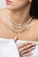 FRESH PEARL NAME NECKLACE