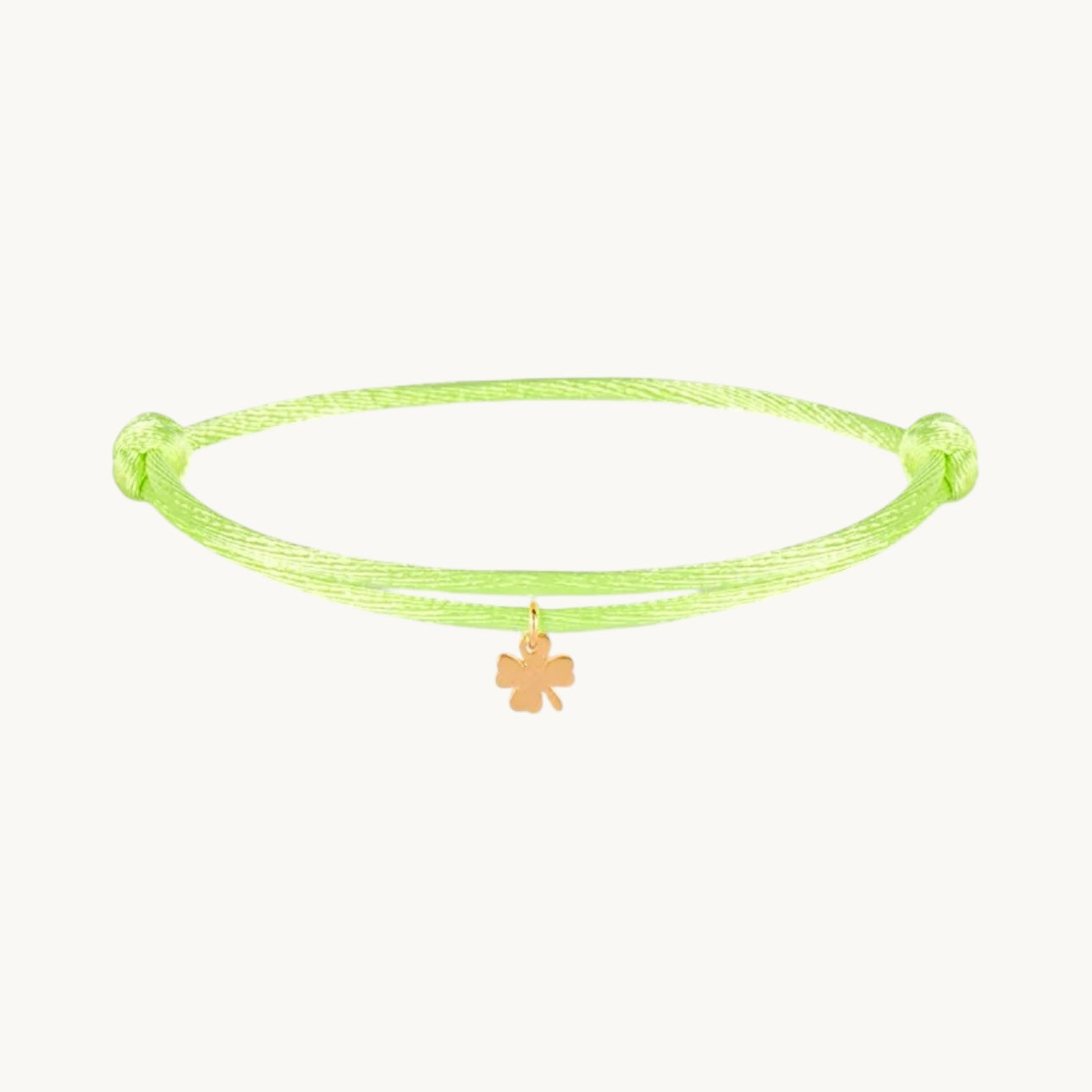 Satin Clover Bracelet