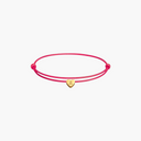 HEART INITAL CORD BRACELET