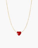 HEART OPAL NECKLACE