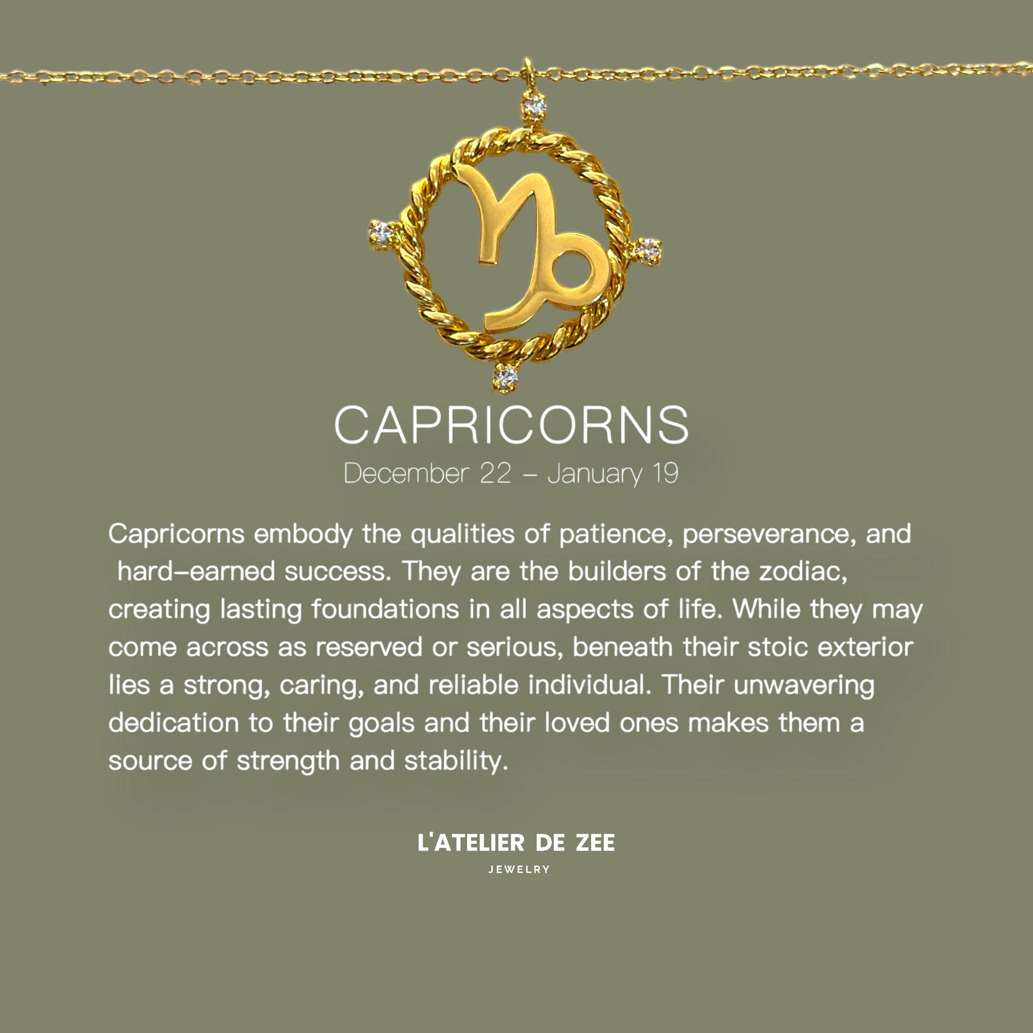 HERITAGE ZODIAC NECKLACE