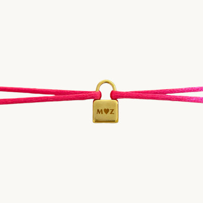 Satin Lock Bracelet