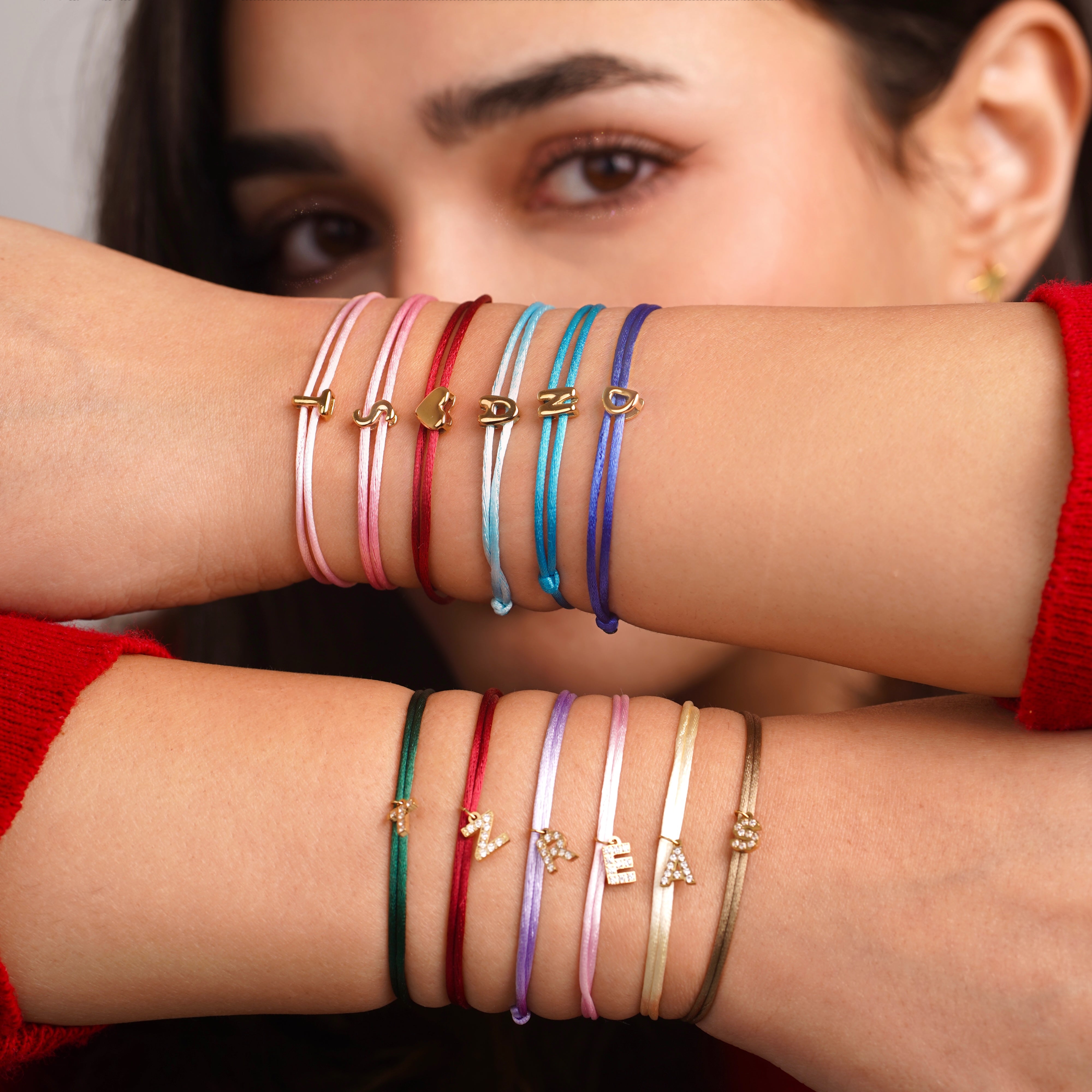 BUBBLE INITAL BRACELET