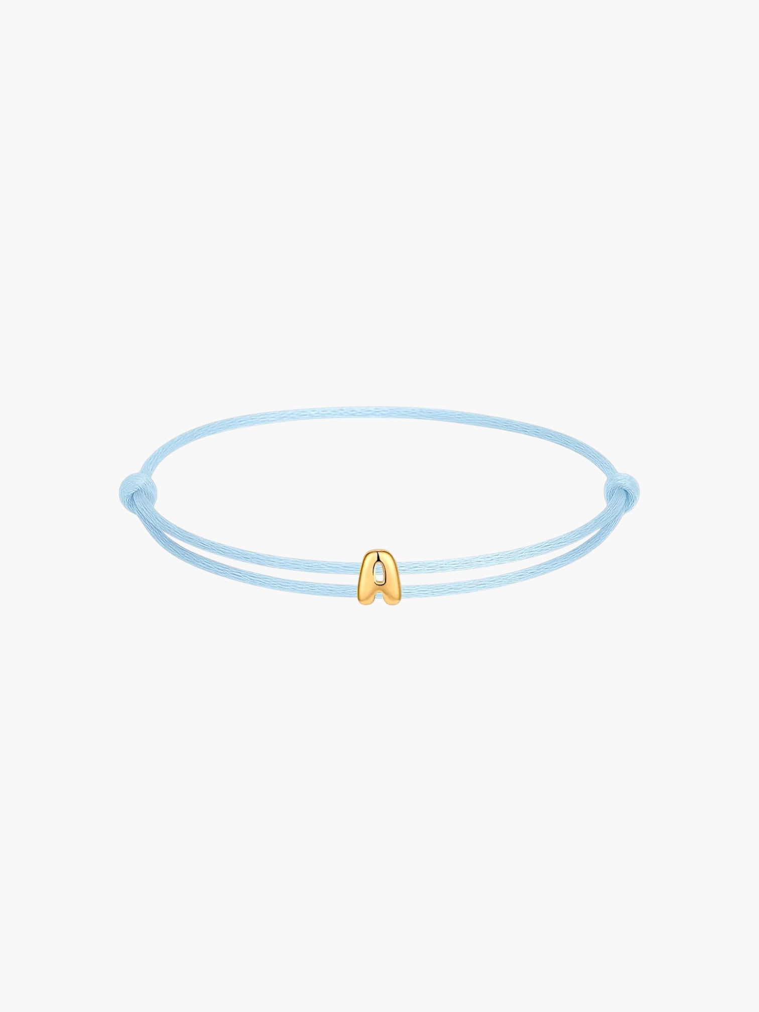 BUBBLE INITAL CORD BRACELET