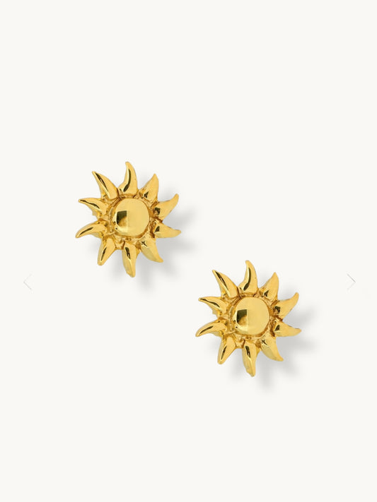 18k Gold Vermeil Plated Sunlit Earrings