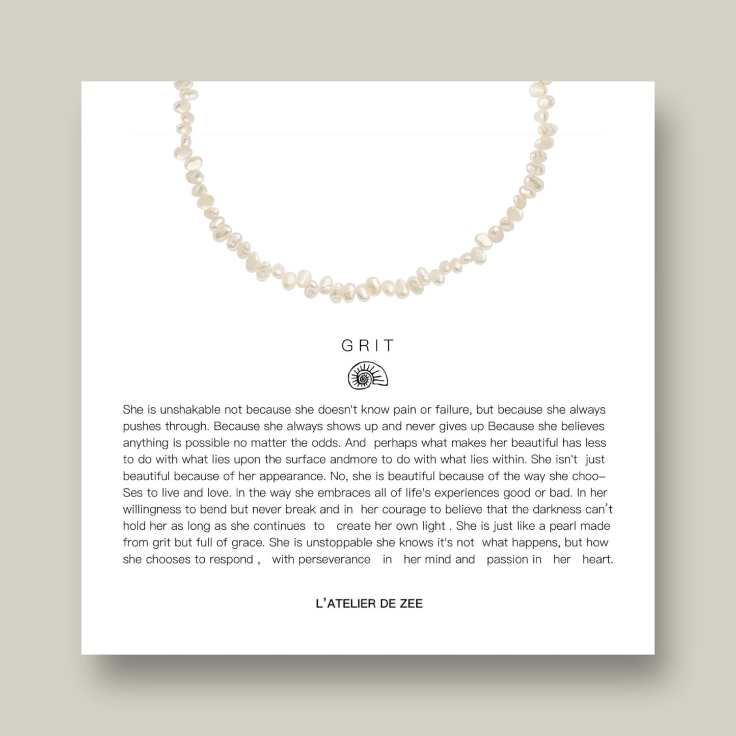 Grit Fresh Pearl Choker