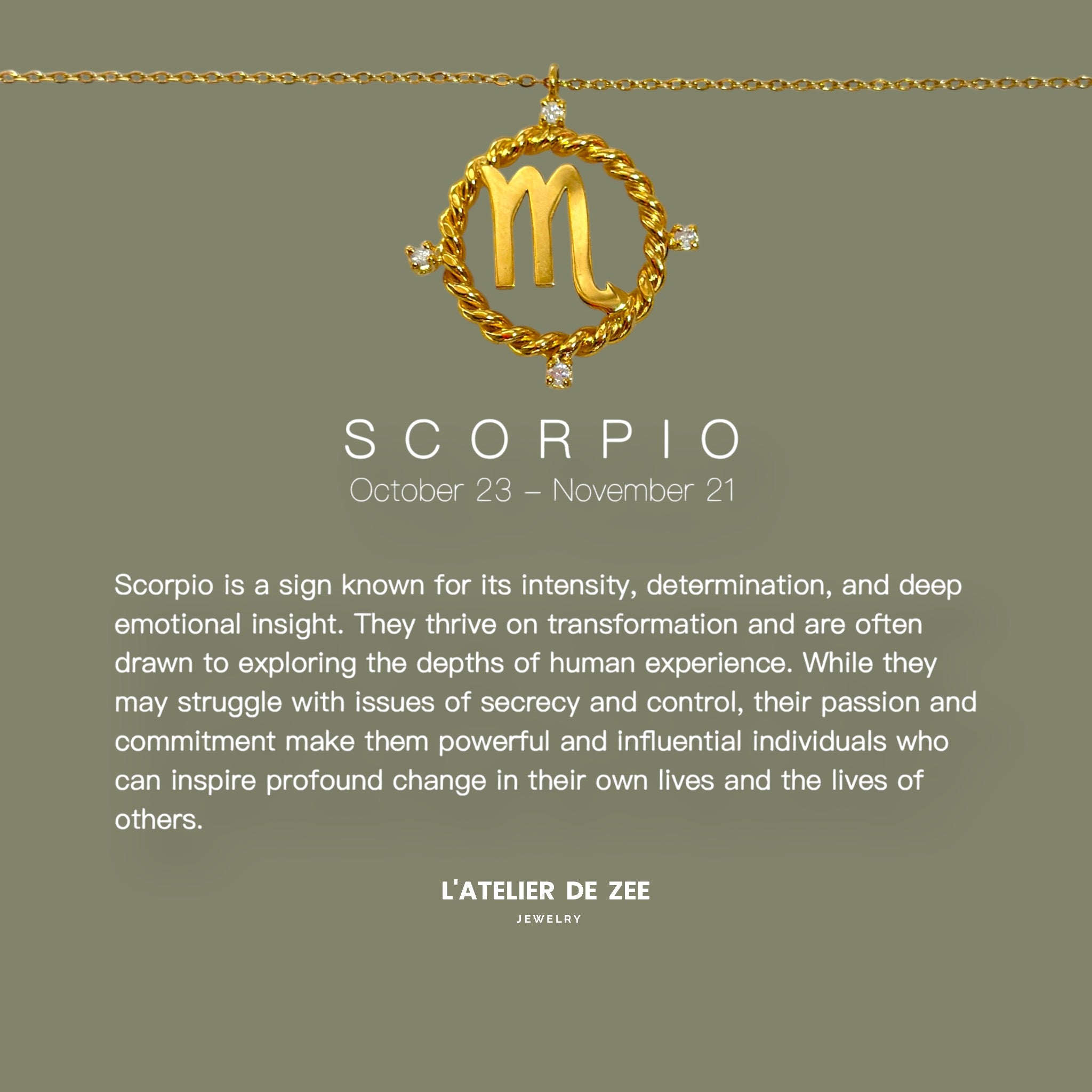 HERITAGE ZODIAC NECKLACE