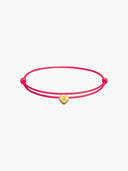 HEART INITAL CORD BRACELET