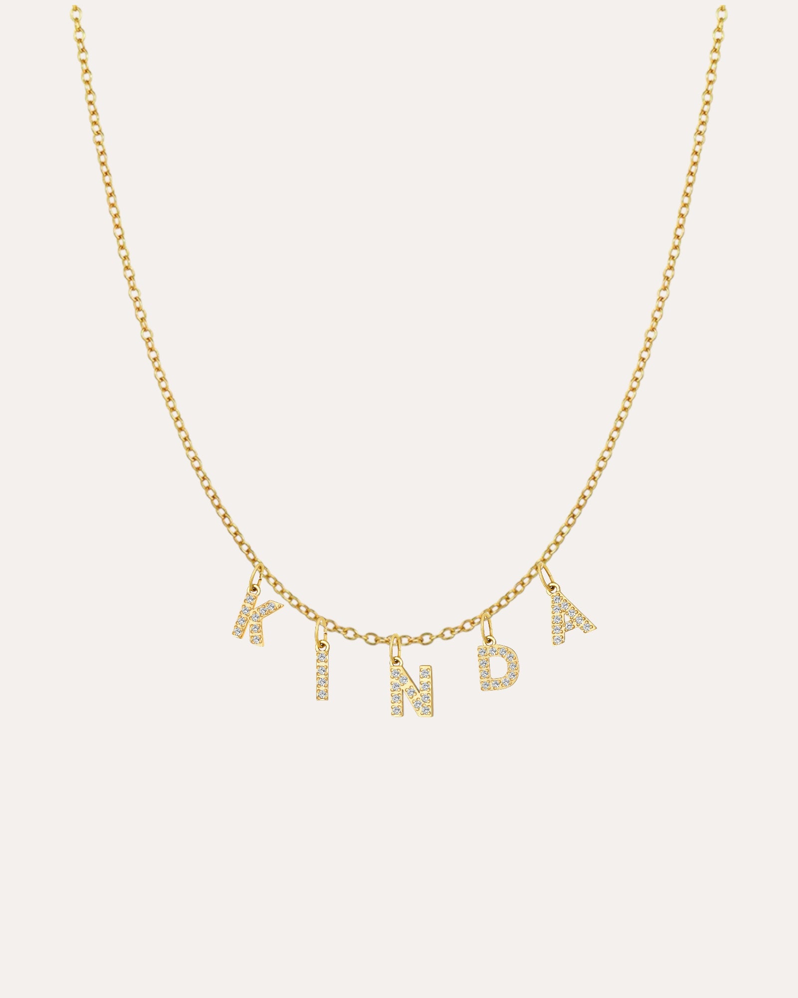 PAVÉ NAME NECKLACE