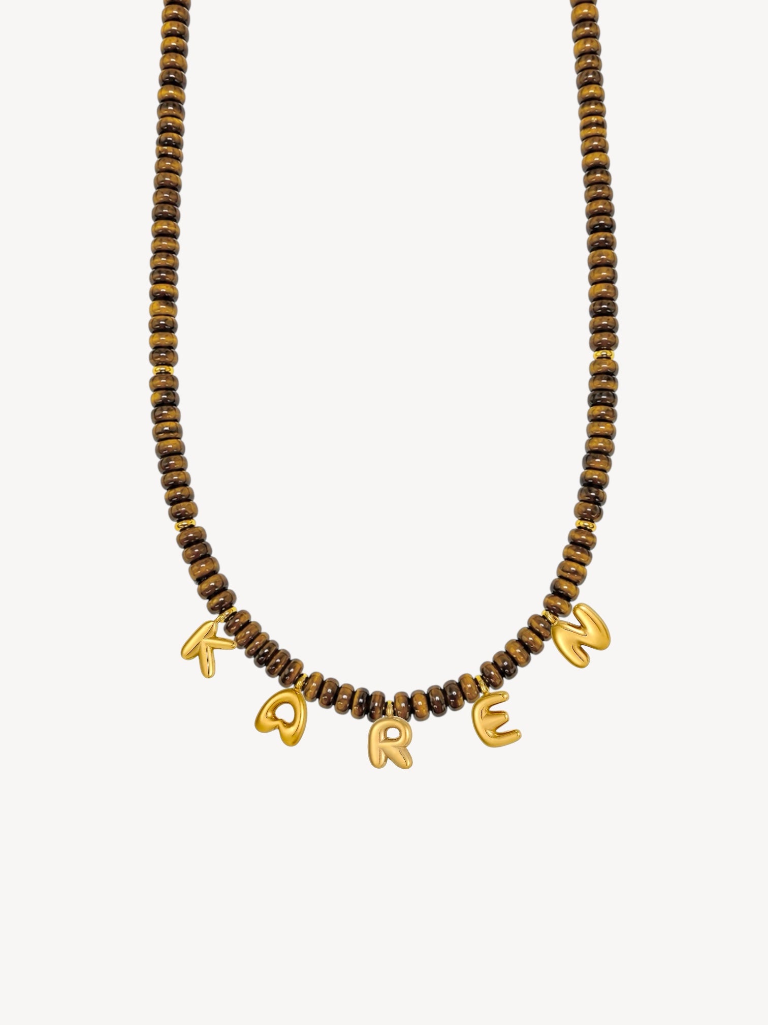 GEMSTONE NAME NECKLACE