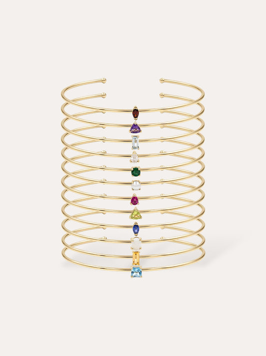 BIRTHSTONE BANGLE