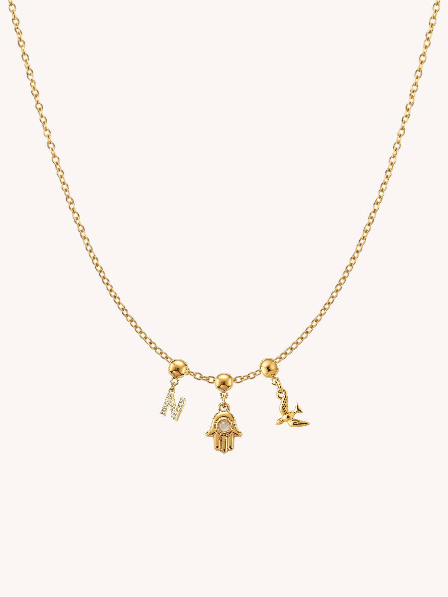WANDERLUST CHARM NECKLACE