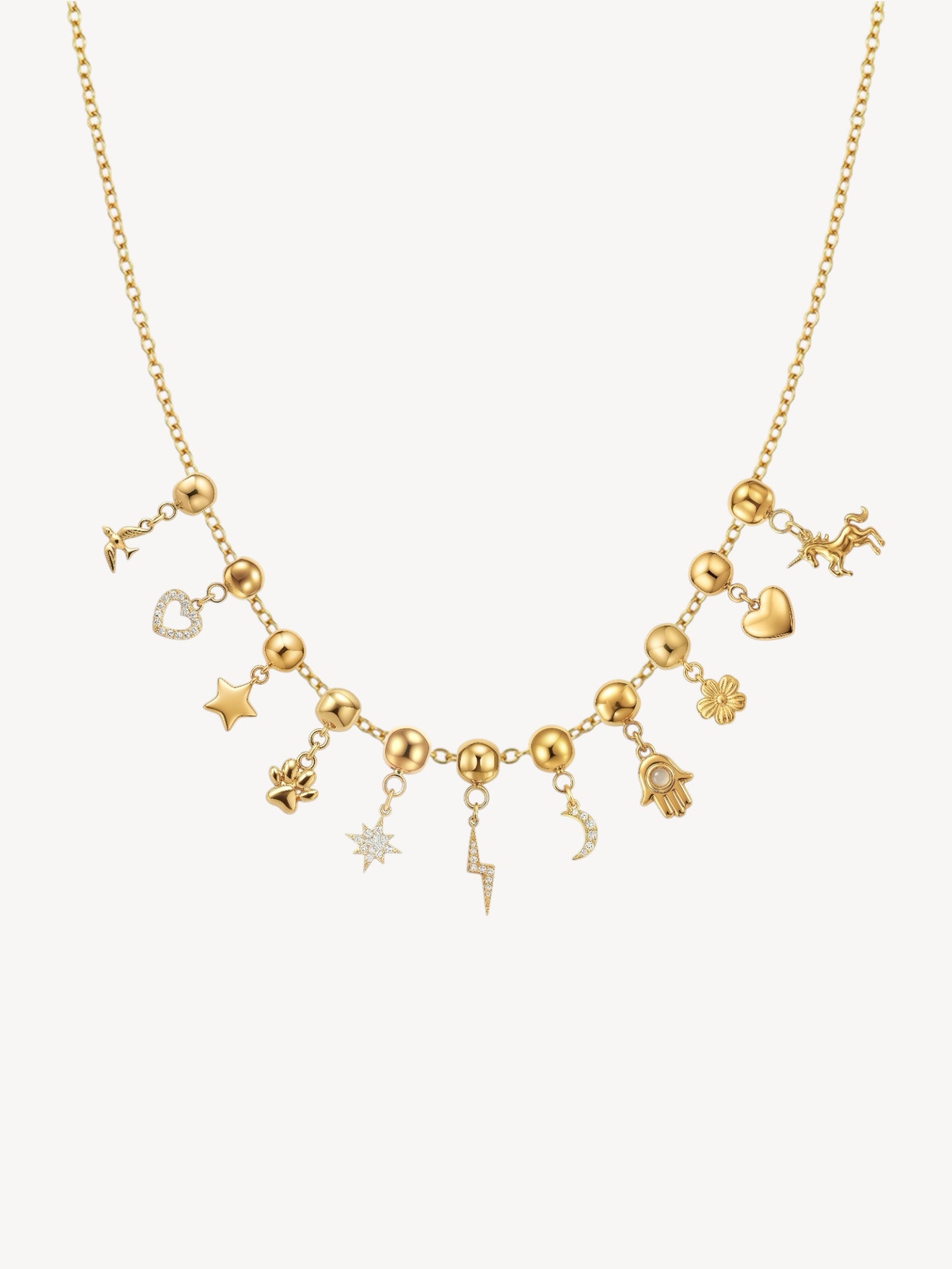 WANDERLUST CHARM NECKLACE
