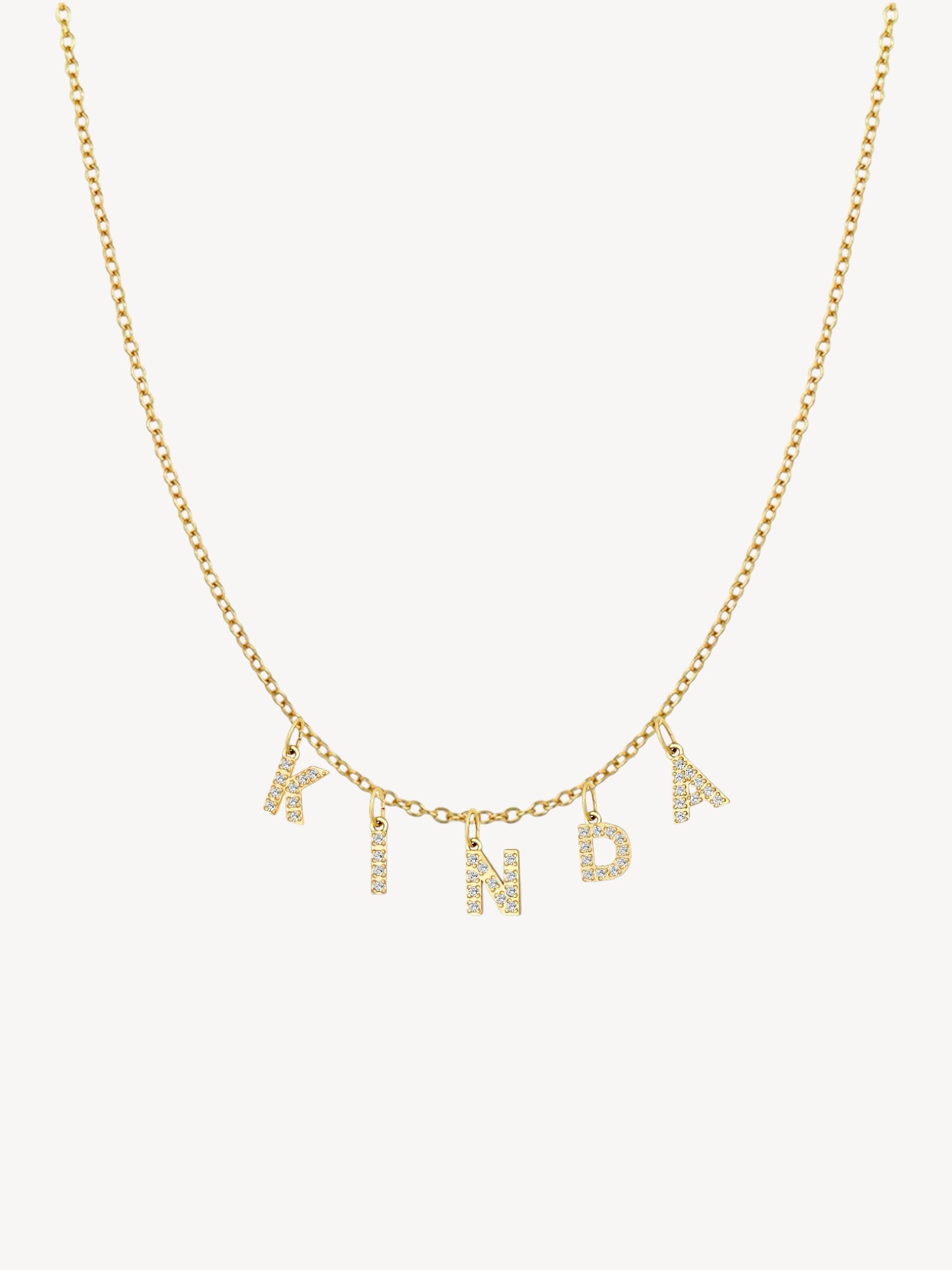 PAVÉ NAME NECKLACE