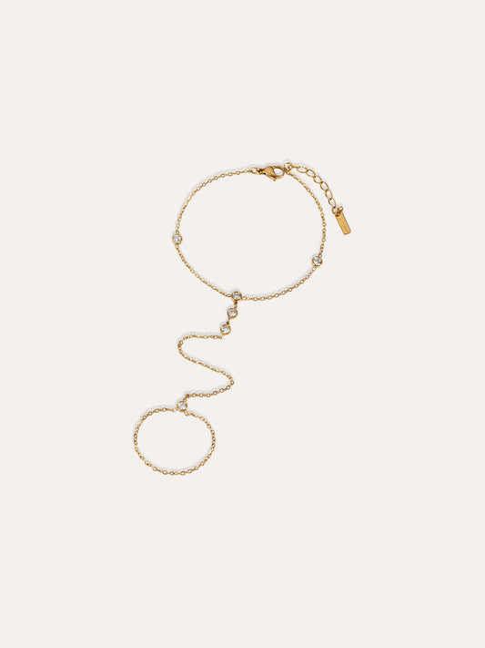 PAVÉ HAND CHAIN