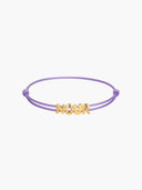 BUBBLE NAME CORD BRACELET