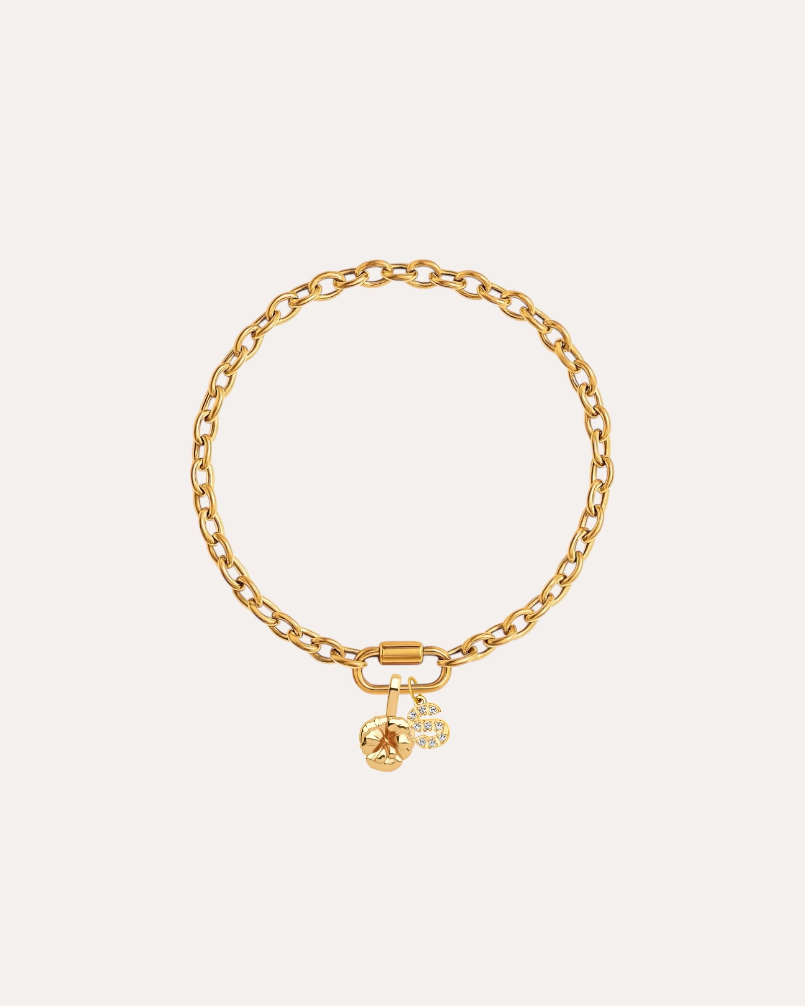 INITIAL BLOOM ENTWINED BRACELET