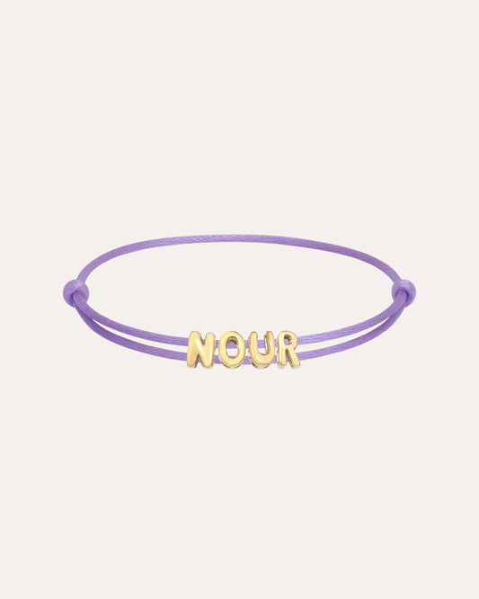 BUBBLE NAME BRACELET
