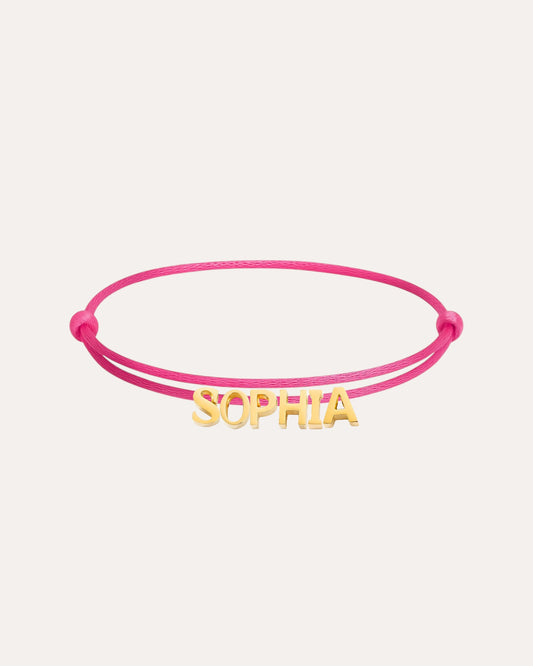 FLAT NAME BRACELET